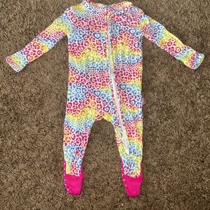 Posh peanut x Lisa frank Leopard cheetah print sleeper